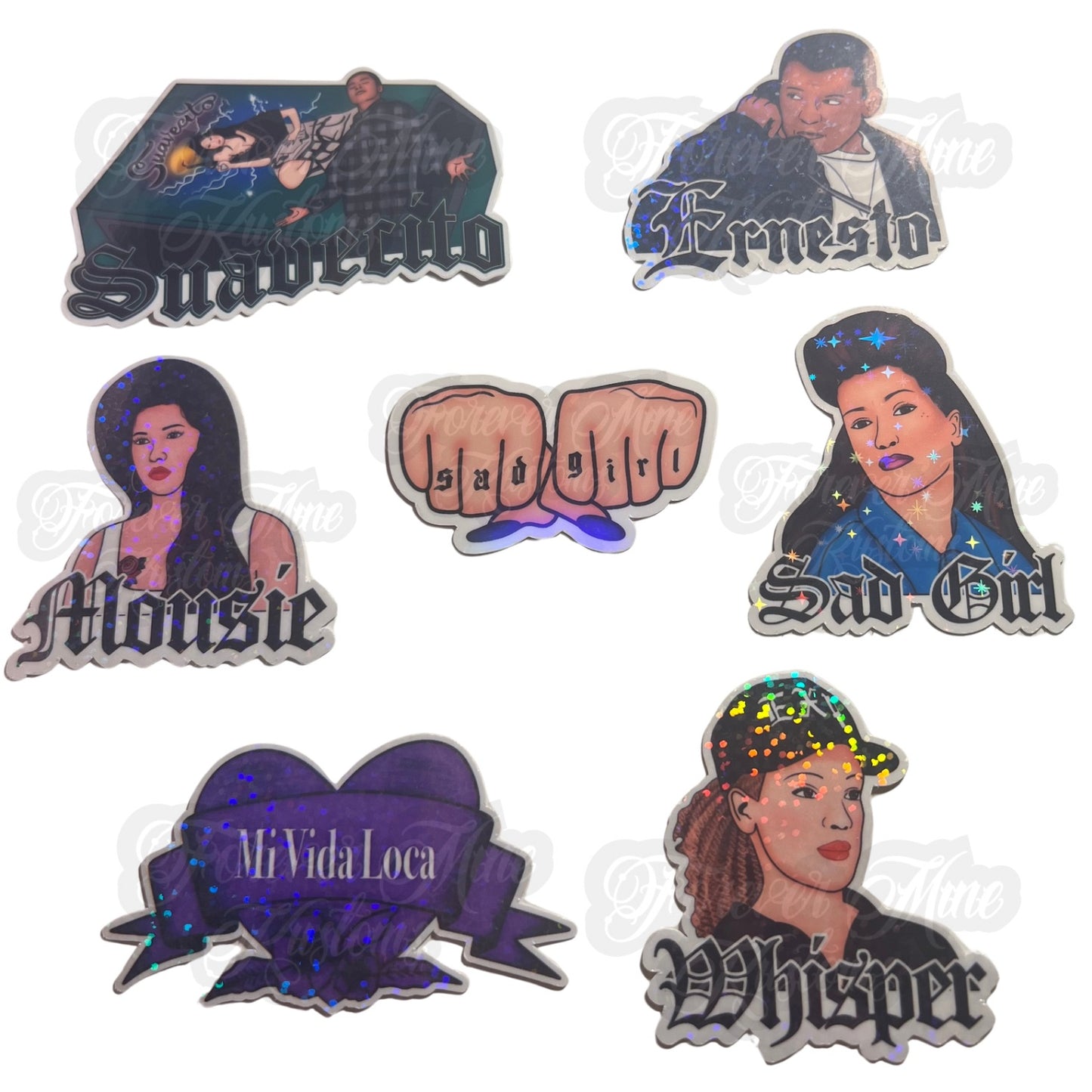 Mi Vida Loca Holographic Stickers